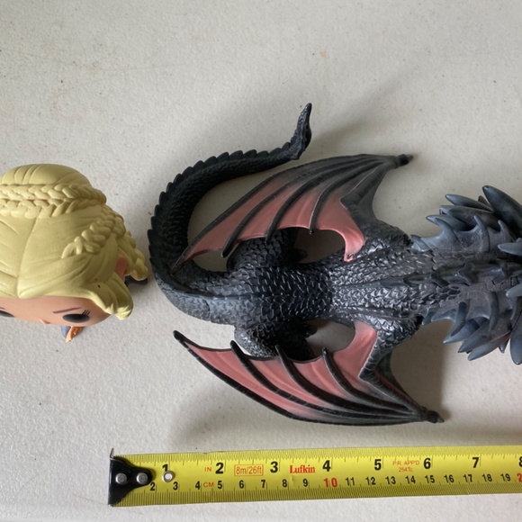 2016 Funko POP! Rides Game of Thrones Daenerys & Drogon Vinyl Figures Dragon - Picture 10 of 16